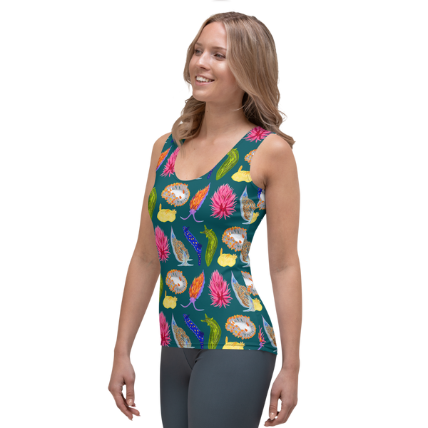 Fitted Tank Top - Nudibranchs