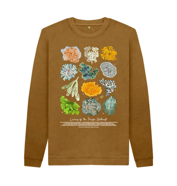 Lichens of the PNW Crew Sweatshirt - Eco Friendly!