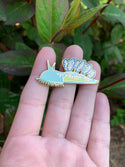 Hooded Nudibranch Pin! - 25% to Charity - Melibe leonina