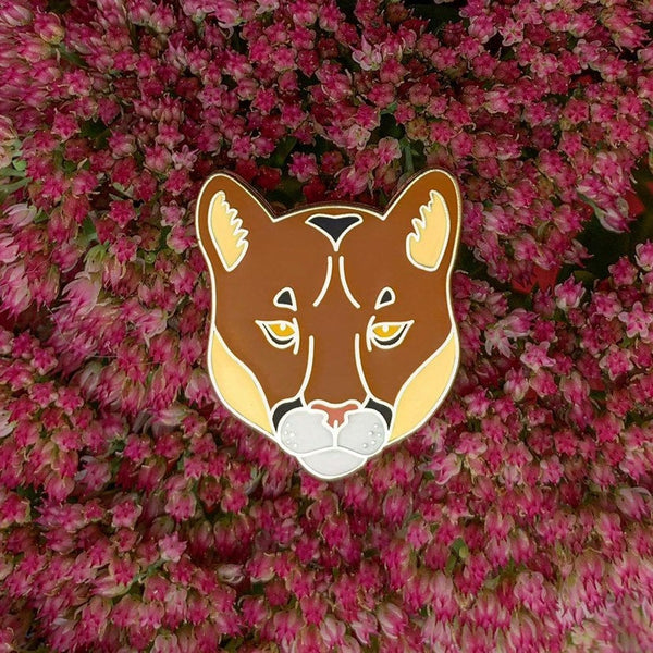 Cougar Pin - 25% to Charity! - Mountain Lion/Puma - Puma concolor - (***RETIRED***)