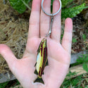 1-Sided Keychain / Zipper Pull - Chinook Salmon Acrylic Charm - $1 to Charity! - (***RETIRED***)