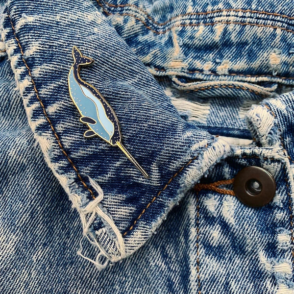 Narwhal Pin - 25% to Charity!