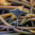 Spotted Eagle Ray Pin - 25% to Charity! - Aetobatus narinari - (***RETIRED***)