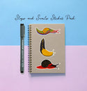 Slug & Snails Sticker Pack! - Eco Vinyl - Pacific Banana Slug, Attenborough Snail, Fire Snail (FREE SHIPPING)