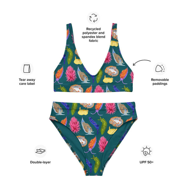 Nudibranch Bikini - Recycled Polyester - FREE SHIPPING