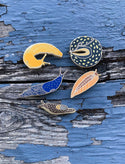 Carpathian Blue Slug Pin - 25% to Charity! - Bielzia coerulans - (***RETIRED***)