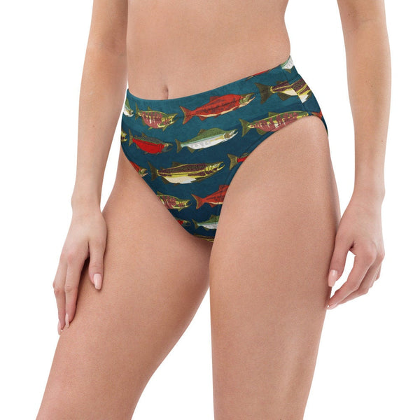 Salmon Bikini (BOTTOM Only) - Recycled Polyester - FREE SHIPPING