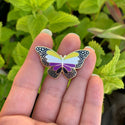 NonBinary Pride Butterfly Enamel Pin - 25% to Charity! - Subtle Non-Binary Pride