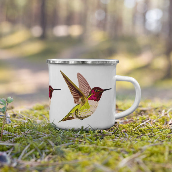 Hummingbird Camping Mug - 12 oz