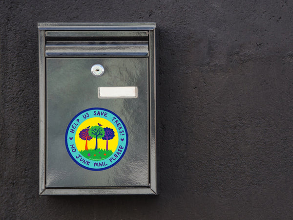 Save Trees Mailbox Sticker (Vinyl) - FREE SHIPPING