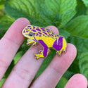 Intersex Pride Frog Pin - 25% to Charity - Queer-Owned Business! - LGBTQ2SIA+ - LGBTQ - Subtle Intersex Pride Flag Hard Enamel Pin