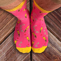 Pink Banana Slug Socks - 80% Bamboo - $1 to Charity! - (***RETIRED***)