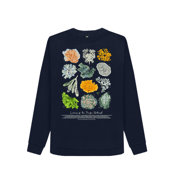 Lichens of the PNW Crew Sweatshirt - Eco Friendly!